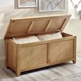 Mallory Storage Bench - Oak