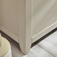 Richmond Storage Bench - Grey Painted - Oak Effect