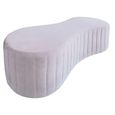 Clearance - Rosa Tufted Bench Soft Pink - A116