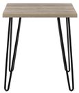 Obion Retro End Table in Rustic Oak - 5068496COMUK