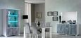 Stella Wall Mirror - White & Grey Italian