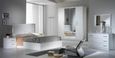 Ambra Wall Mirror - White Italian