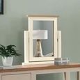 Lundy Dressing Mirror - Ivory Painted
