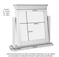 Cromwell Dressing Mirror - White Painted
