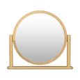 Twyford Dressing Mirror - Round - Oak