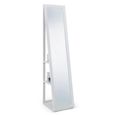 Fresco Bedroom Storage Mirror - White