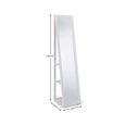 Fresco Bedroom Storage Mirror - White