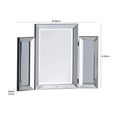 Soprano Triple Dressing Mirror - Rectangular