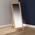 Nimbus Cheval Bedroom Mirror - Oak