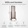 Clearance - Antoinette Cheval Mirror - Cherrywood - A499