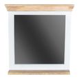 Alfie Dressing Mirror - White - Mango Wood