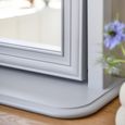 Chantilly Vanity Mirror - Grey Painted - Wood