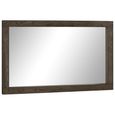 Turin Dark Oak Landscape Mirror