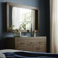 Turin Dark Oak Landscape Mirror