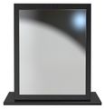 Black Ash Small Dressing Mirror