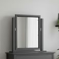 Bordeaux Dressing Mirror - Charcoal