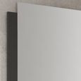 Carvelle Night Dark Grey Wall Mirror