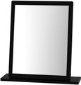 Knightsbridge Black Gloss Small Dressing Mirror