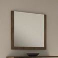Meridian Walnut Wall Mirror