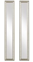 Tina Wall Mirrors - Champagne - Rectangular - Set of 2 - 20.5cm x 127cm