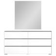 Modern Luna Wall Mirror - White