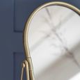 Novello Vanity Mirror Antique Brass