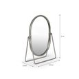 Novello Vanity Mirror Brushed Nickel