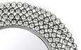Templar Wall Mirror - Round - Silver Beaded
