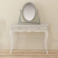 Camille Oval Gallery Mirror - Grey Oak