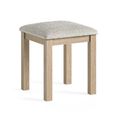 Modern Country Oak - Dressing Stool - Padded