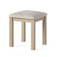 Modern Country Oak - Dressing Stool - Padded