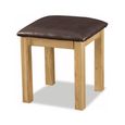 Salisbury Premium Dressing Stool - Padded - Oak