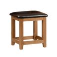Marlborough Dressing Stool - Padded - Oak