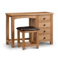 Marlborough Dressing Stool - Padded - Oak