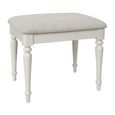 Cromwell Padded Dressing Stool - Grey Painted
