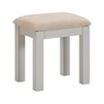 Wilmont Padded Dressing Stool - Grey Painted