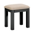 Wilmont Dressing Stool - Padded - Black Painted