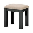 Wilmont Dressing Stool - Padded - Black Painted