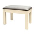 Versailles Padded Dressing Stool - Ivory Painted
