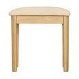 Twyford Dressing Stool - Padded - Oak