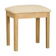 Twyford Dressing Stool - Padded - Oak