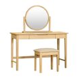 Twyford Dressing Stool - Padded - Oak