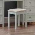 Maine Dressing Stool - Padded - Grey