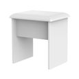 Warwick Dressing Stool - Padded - White