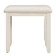 Paisley Dressing Stool - Cream Painted