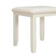 Paisley Dressing Stool - Cream Painted