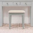 Paisley Dressing Stool - Grey Painted
