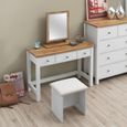 Arthur White Padded Dressing Stool