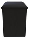Black Ash Padded Dressing Stool