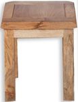 Bombay Solid Mango Wood Dressing Stool